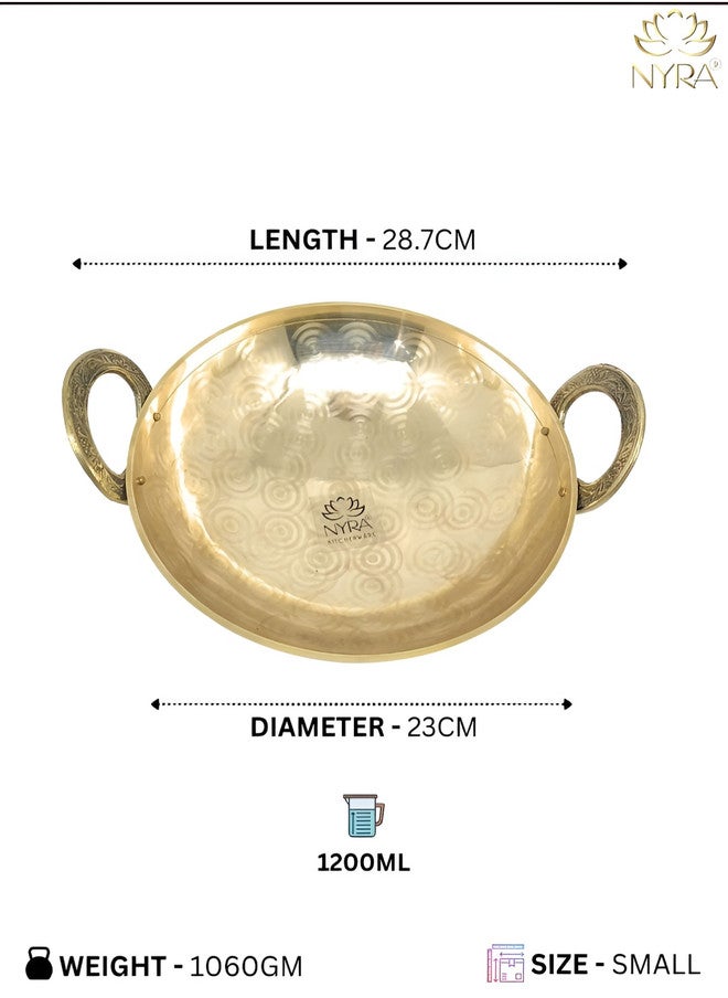 Nyra Kitchenware أواني مطبخ نيرا بلون برونزي آمنة في غسالة الصحون من نحاس كادهاي وووك - Image 2